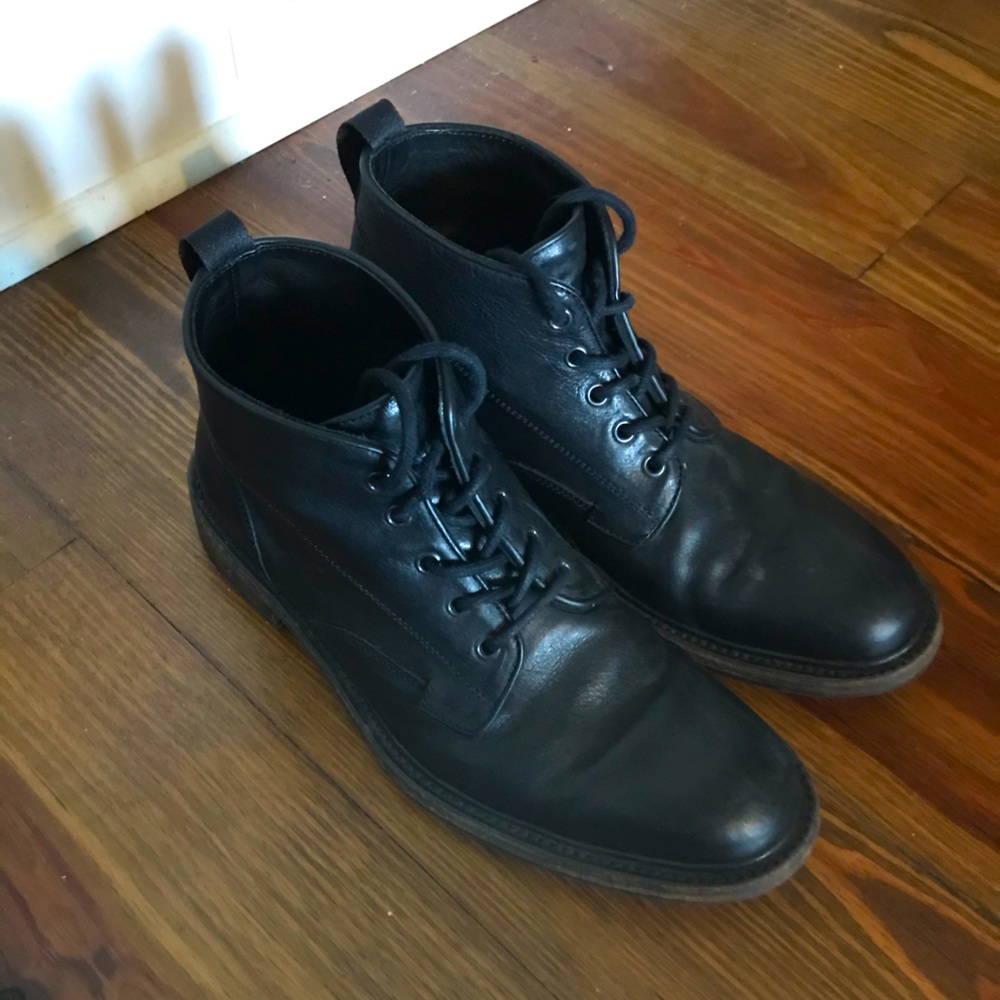 Rag & Bone Black Chukka Boots